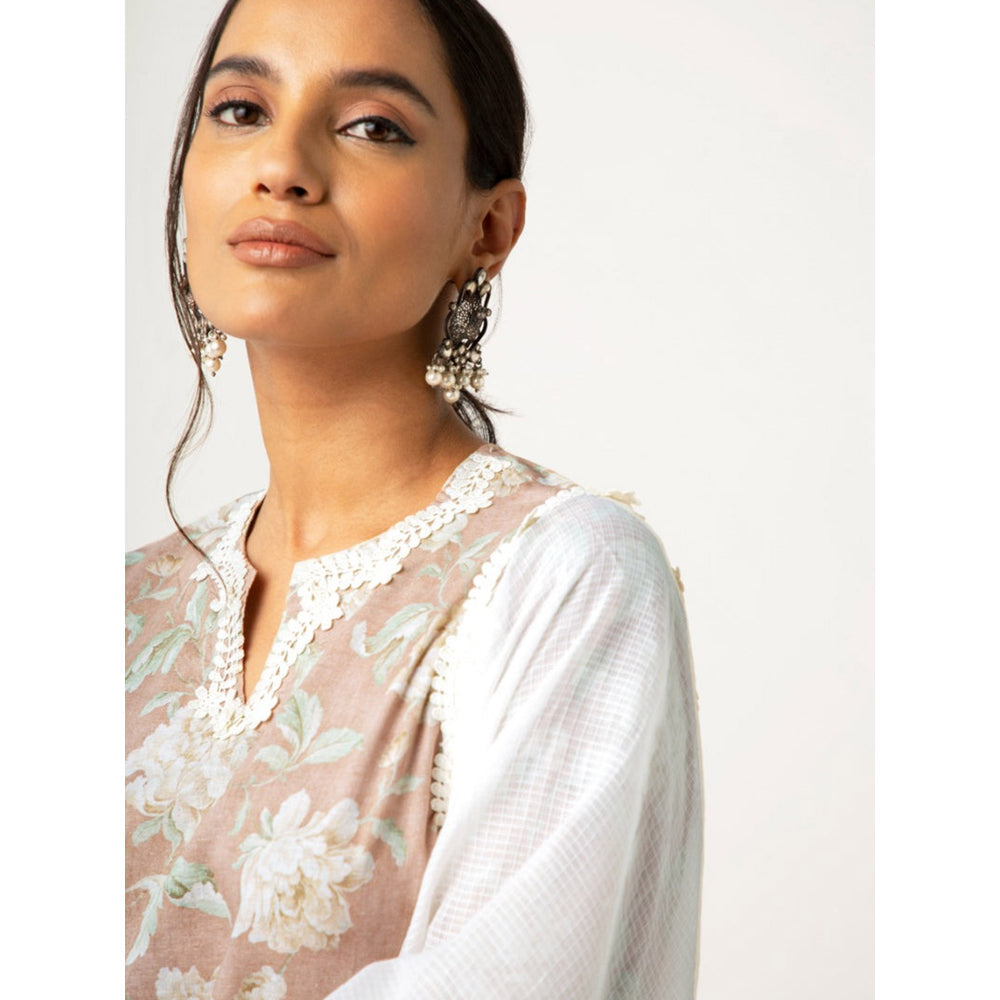 Roze Orin Kurta (Set of 3)