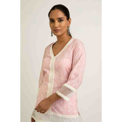 Roze Amaira Kurti - Pink