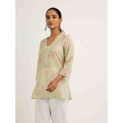 Roze Ziya Kurti - Green