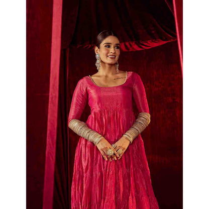 Roze Arya Pink Anarkali (Set of 3)