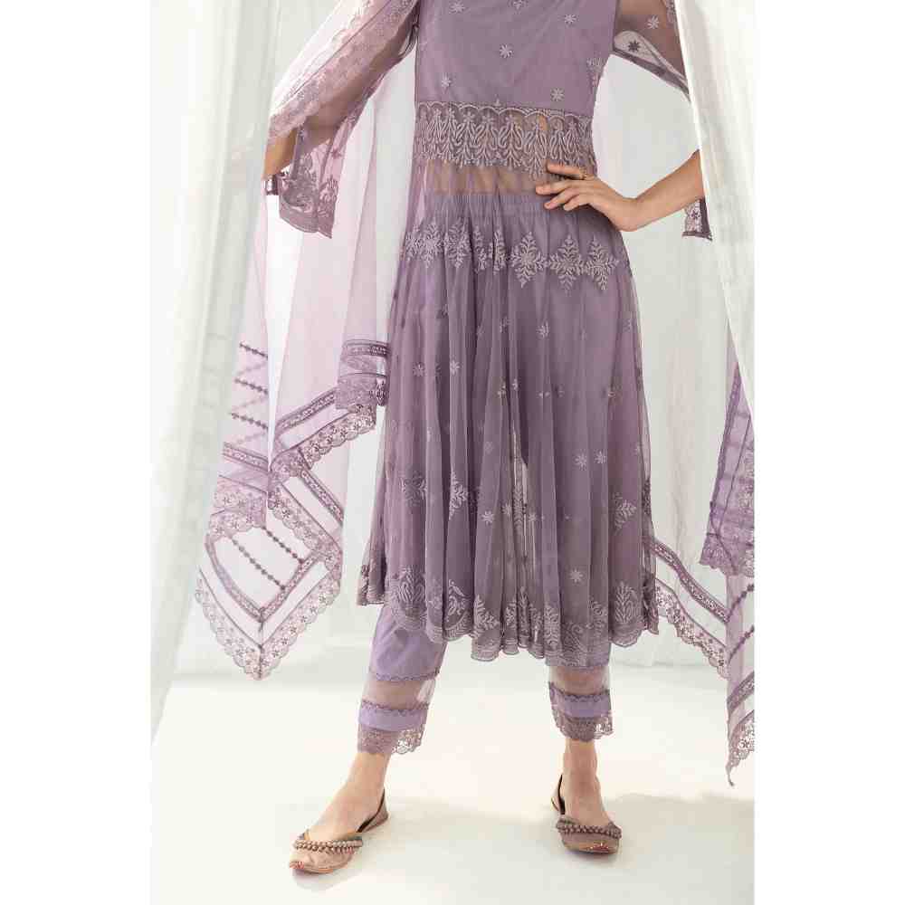 Roze Clara Purple Dupatta