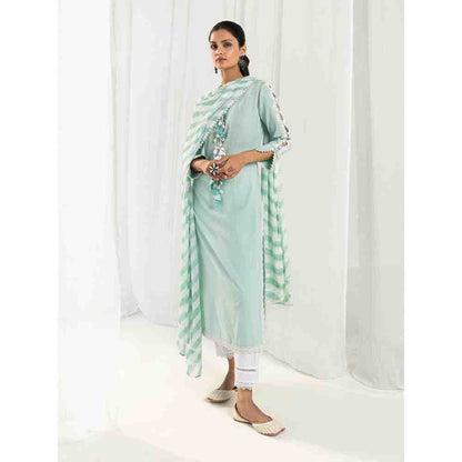 Roze Eden Blue Dupatta