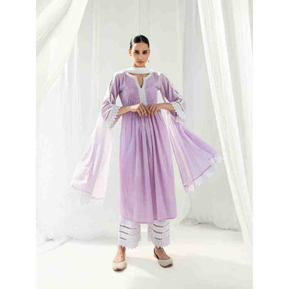 Roze Iris Lavender Dupatta