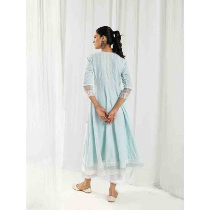 Roze Aria Blue Kurta