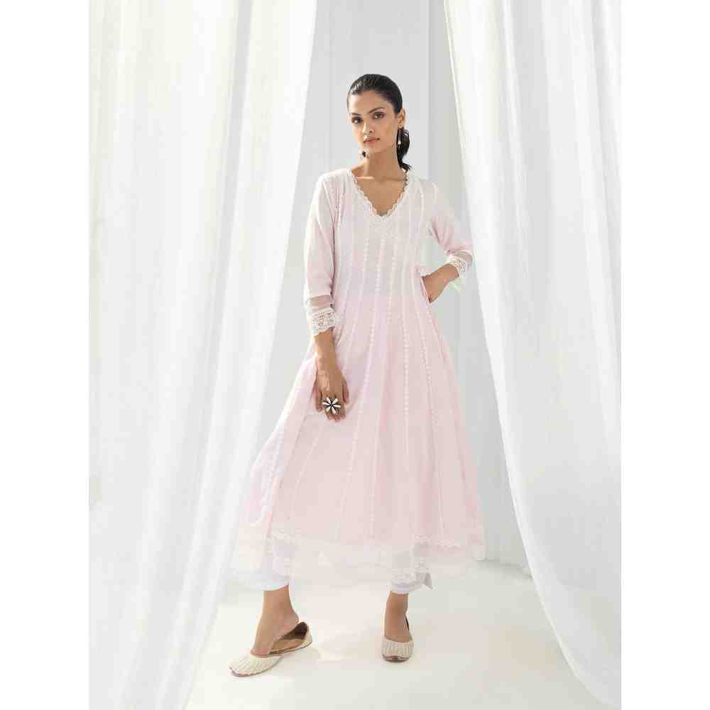 Roze Aria Pink Kurta