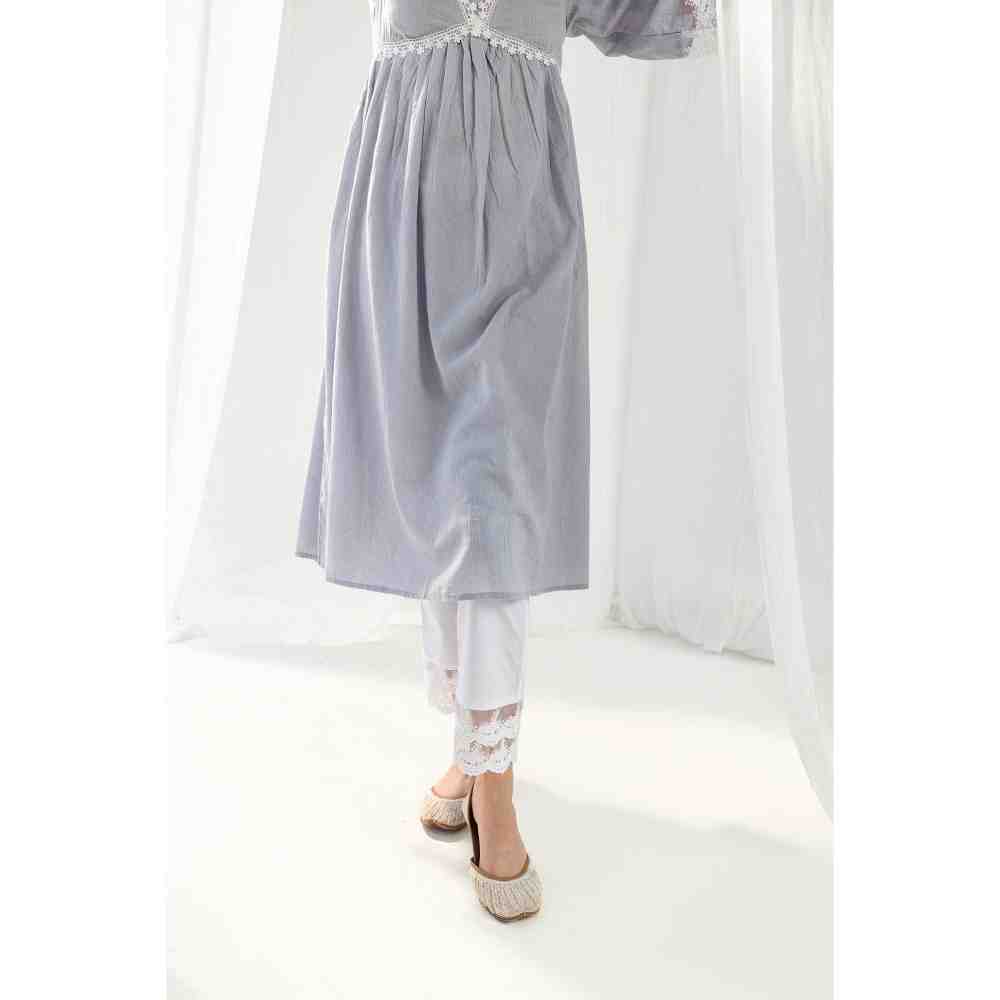 Roze Aura Purple Kurta