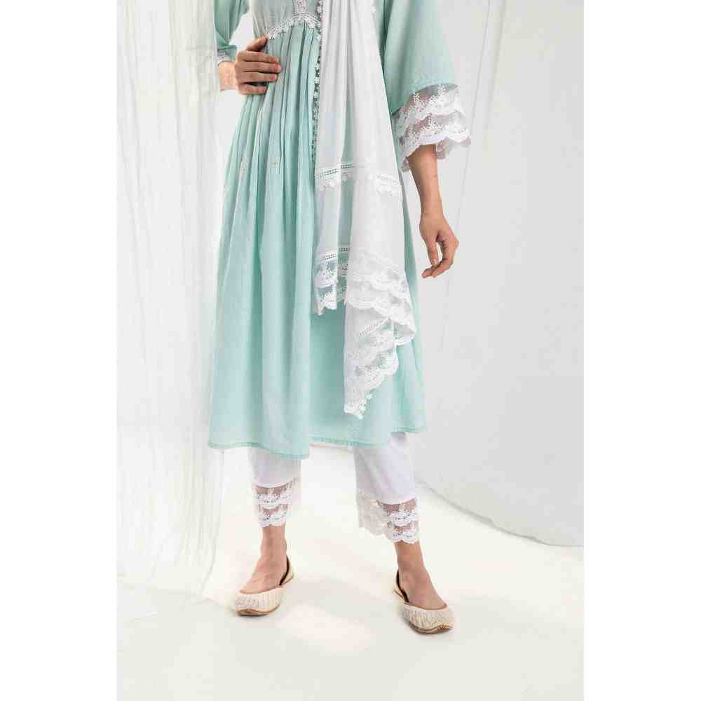 Roze Aura White Pant