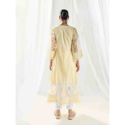 Roze Celeste Yellow Kurta