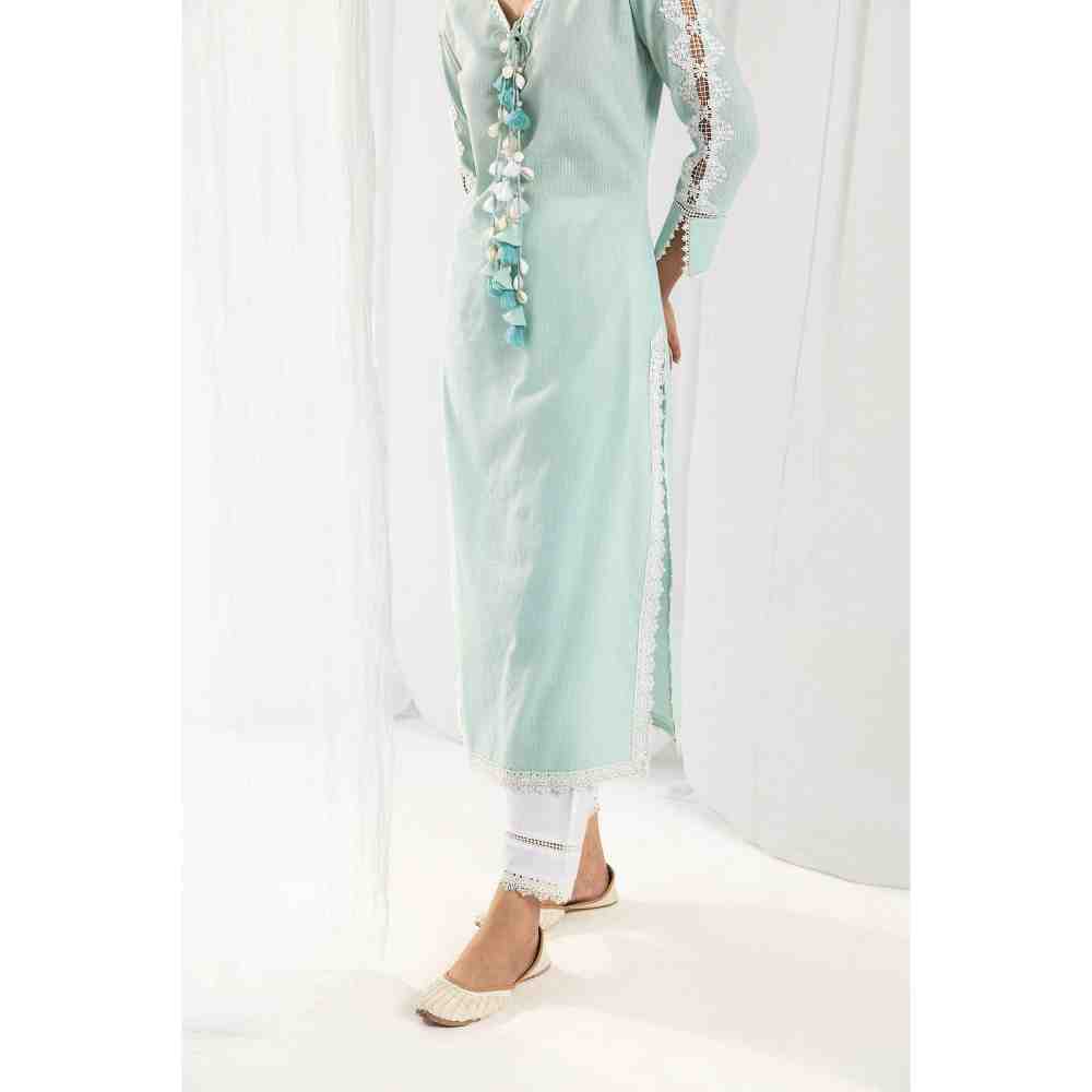 Roze Eden Blue Kurta