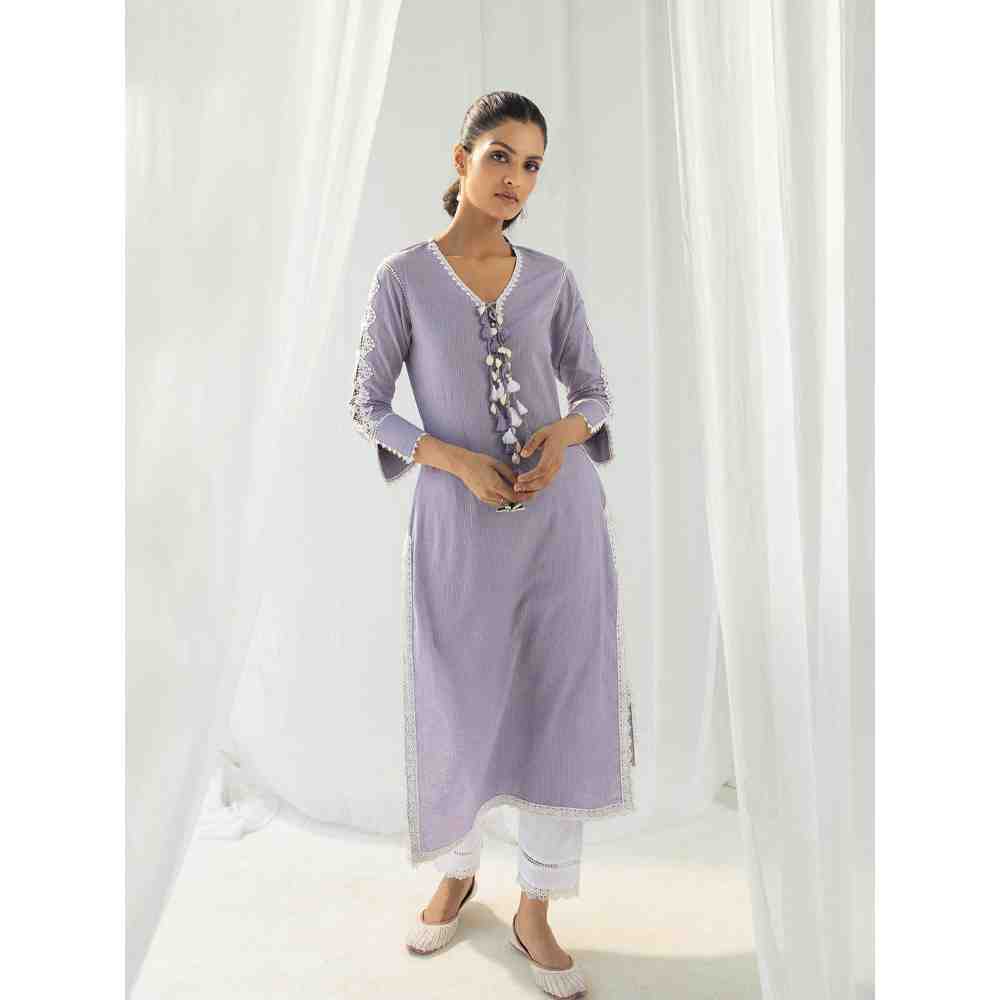 Roze Eden Purple Kurta