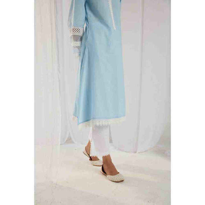 Roze Estelle Blue Kurta