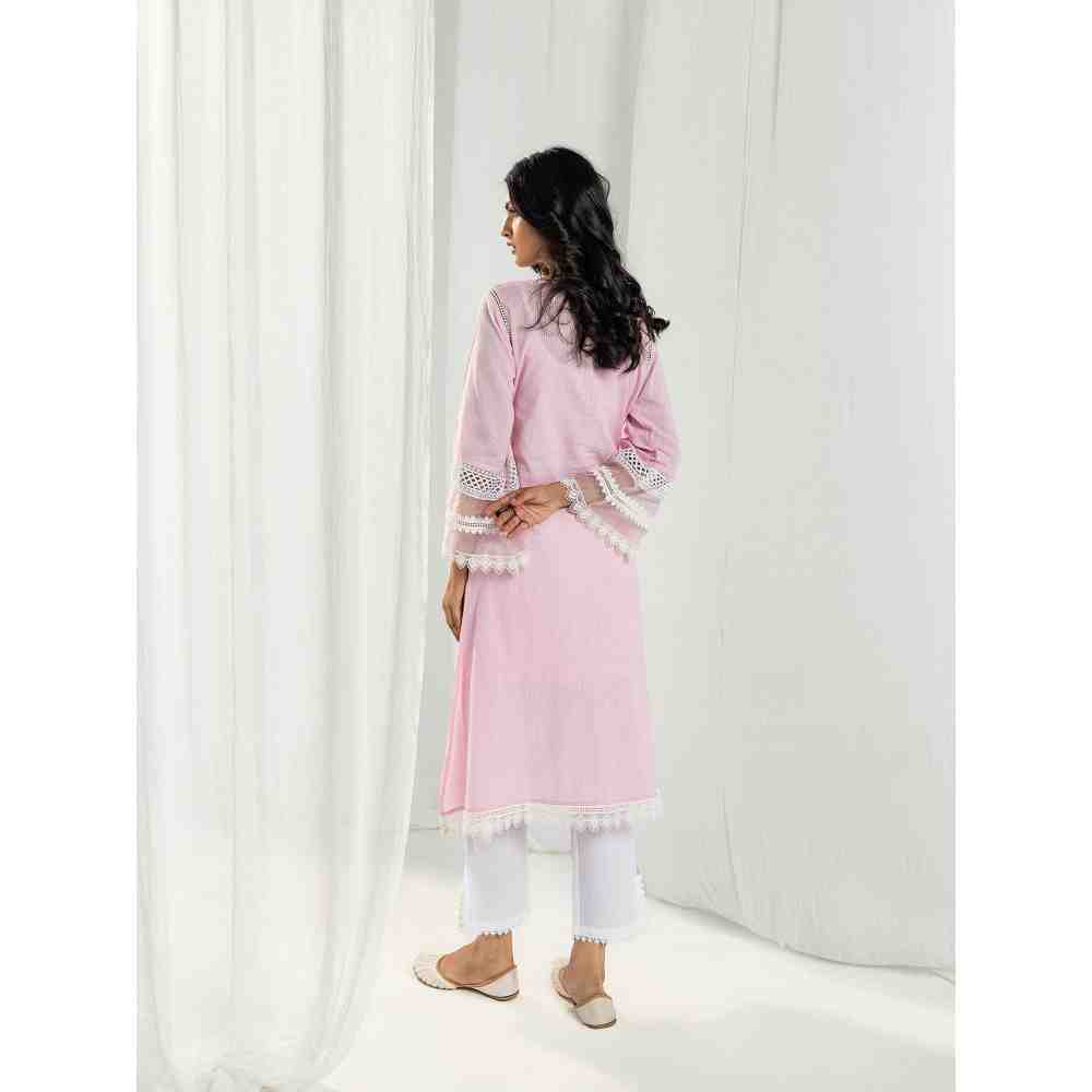 Roze Estelle White Pant