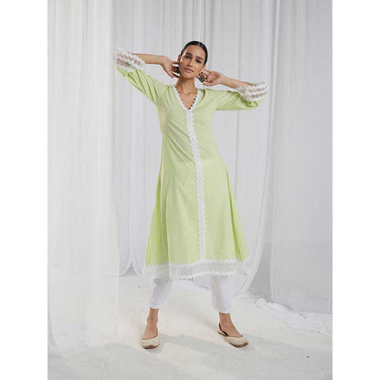 Roze Fiona Green Kurta