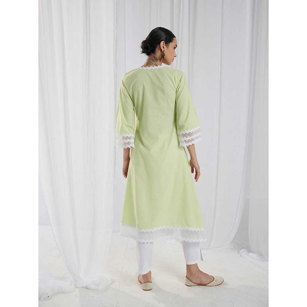 Roze Fiona Green Kurta