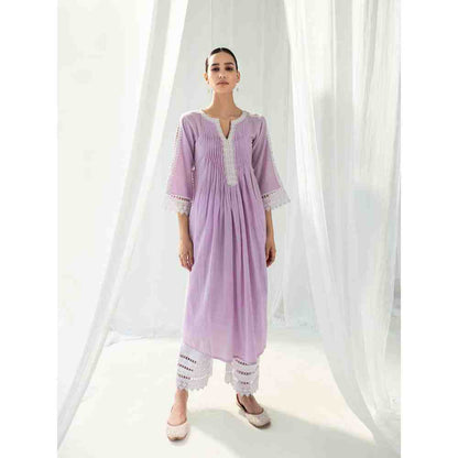 Roze Iris Lavender Kurta
