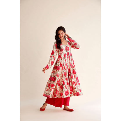 Roze Khwaab Chanderi Anarkali (Set of 3)