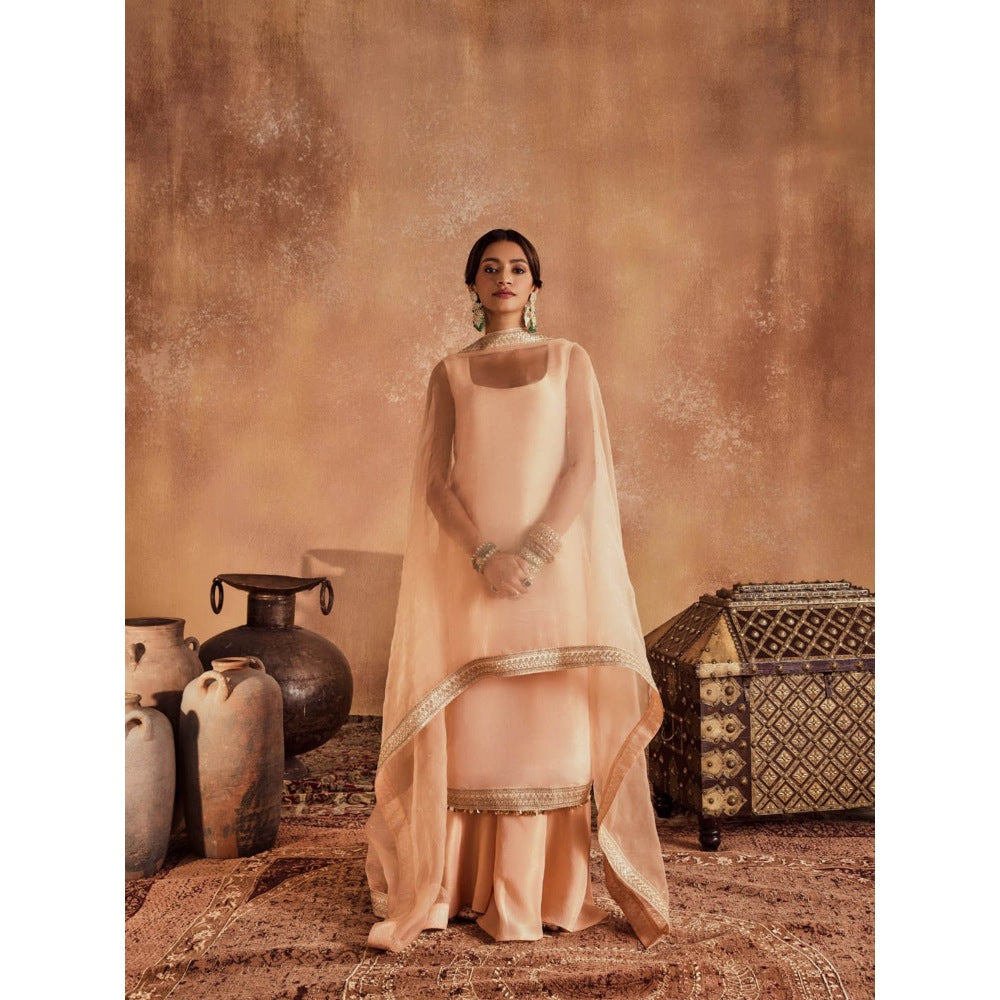 Roze Nisa Peach Dupatta