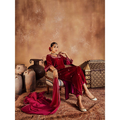 Roze Razia Pink Dupatta