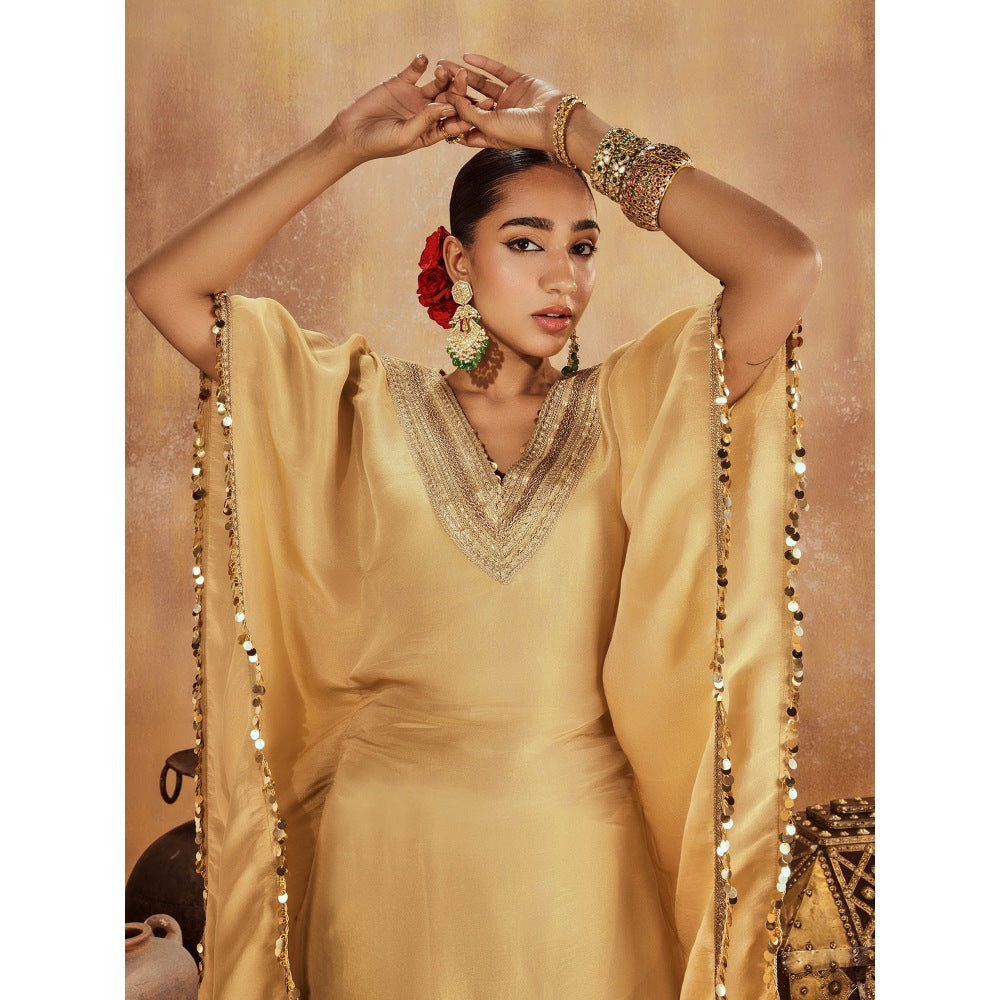 Roze Suhana Kaftan Dress