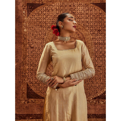 Roze Ghazal Kurta with Churidar & Dupatta (Set of 3)