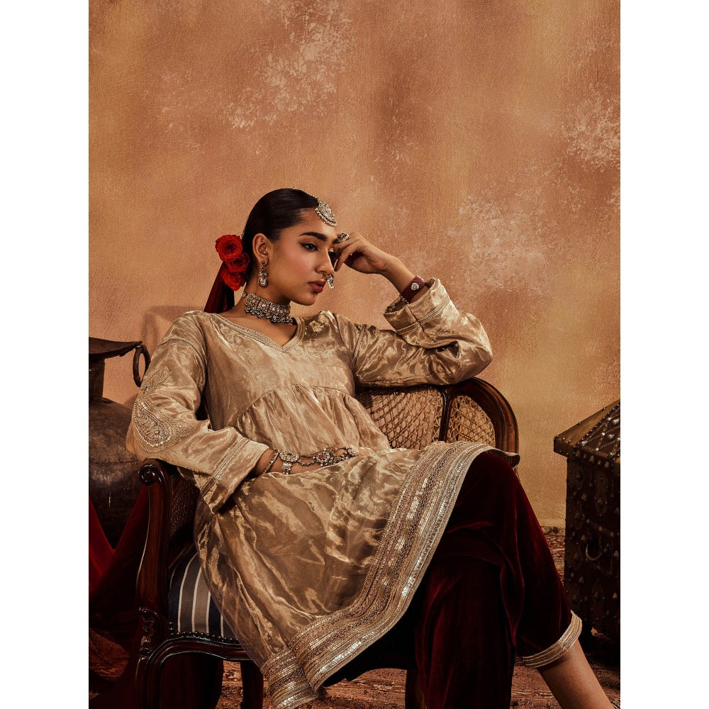 Roze Misba Kurta with Salwar & Dupatta (Set of 3)