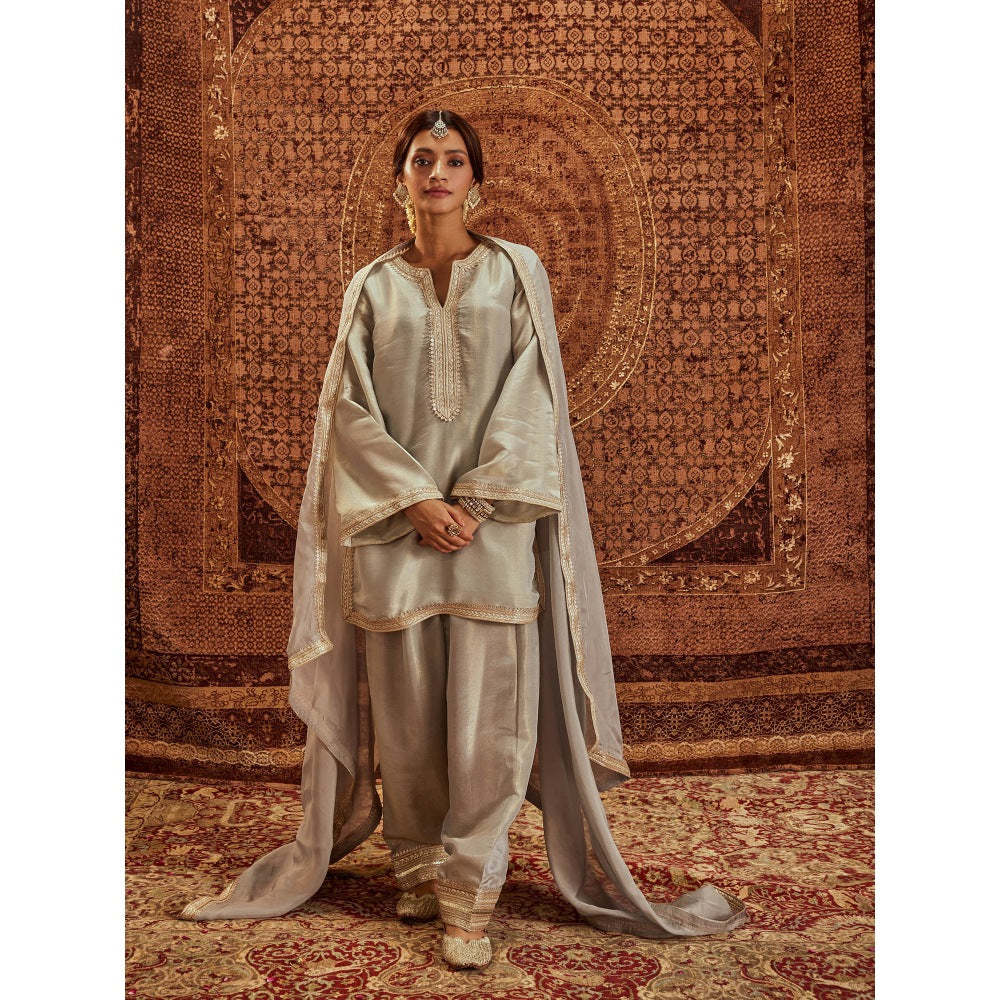 Roze Nadia Kurta with Pant & Dupatta (Set of 3)