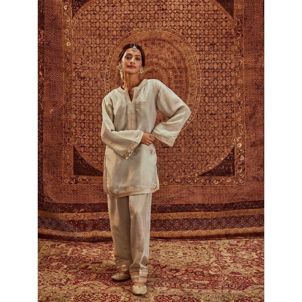 Roze Nadia Kurta with Pant & Dupatta (Set of 3)