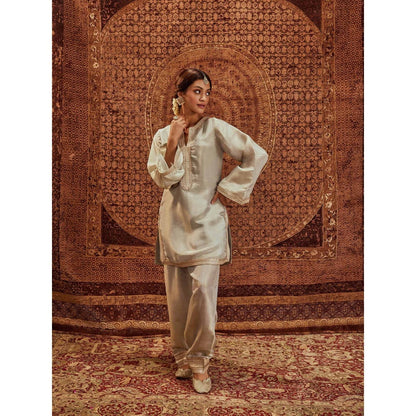 Roze Nadia Kurta with Pant & Dupatta (Set of 3)