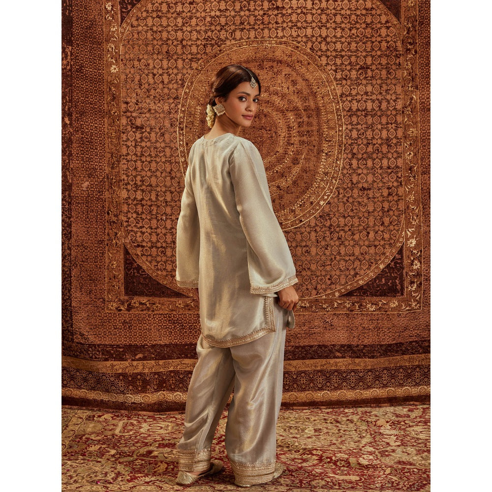 Roze Nadia Kurta with Pant & Dupatta (Set of 3)