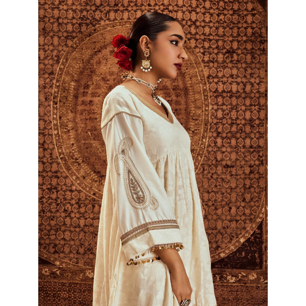 Roze Saba Kurta with Pant & Dupatta (Set of 3)