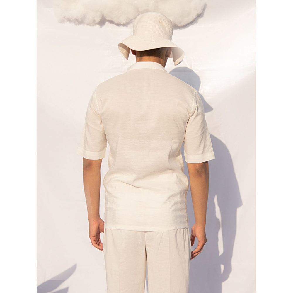 Runit Gupta Lotus Bud Line Shirt