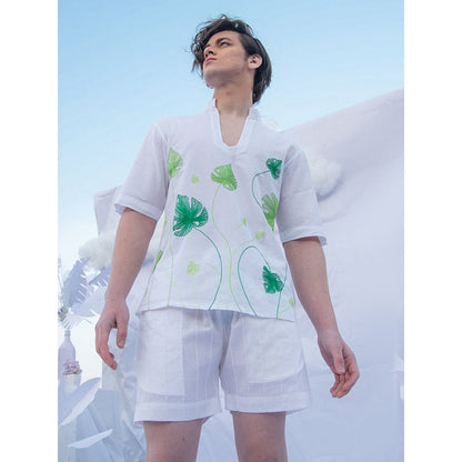 Runit Gupta Monstera Line Shirt