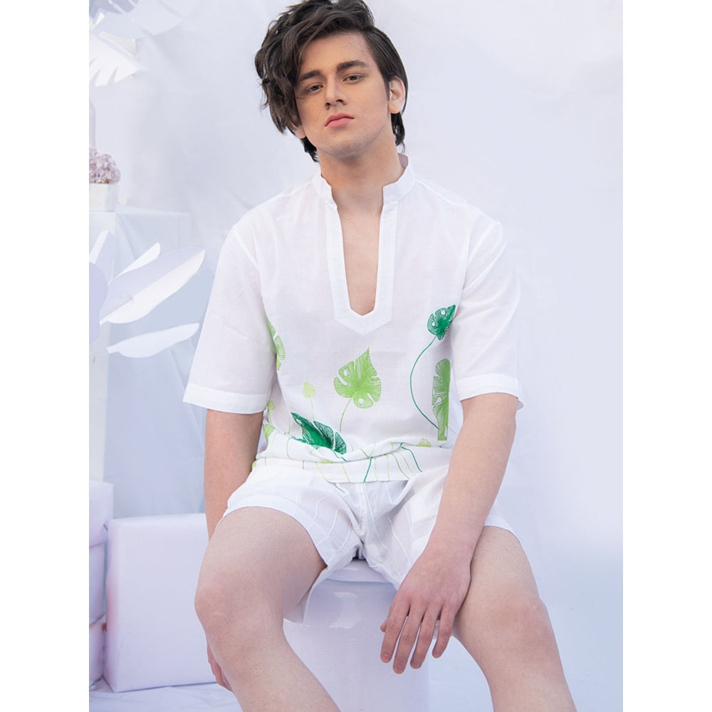 Runit Gupta Monstera Line Shirt