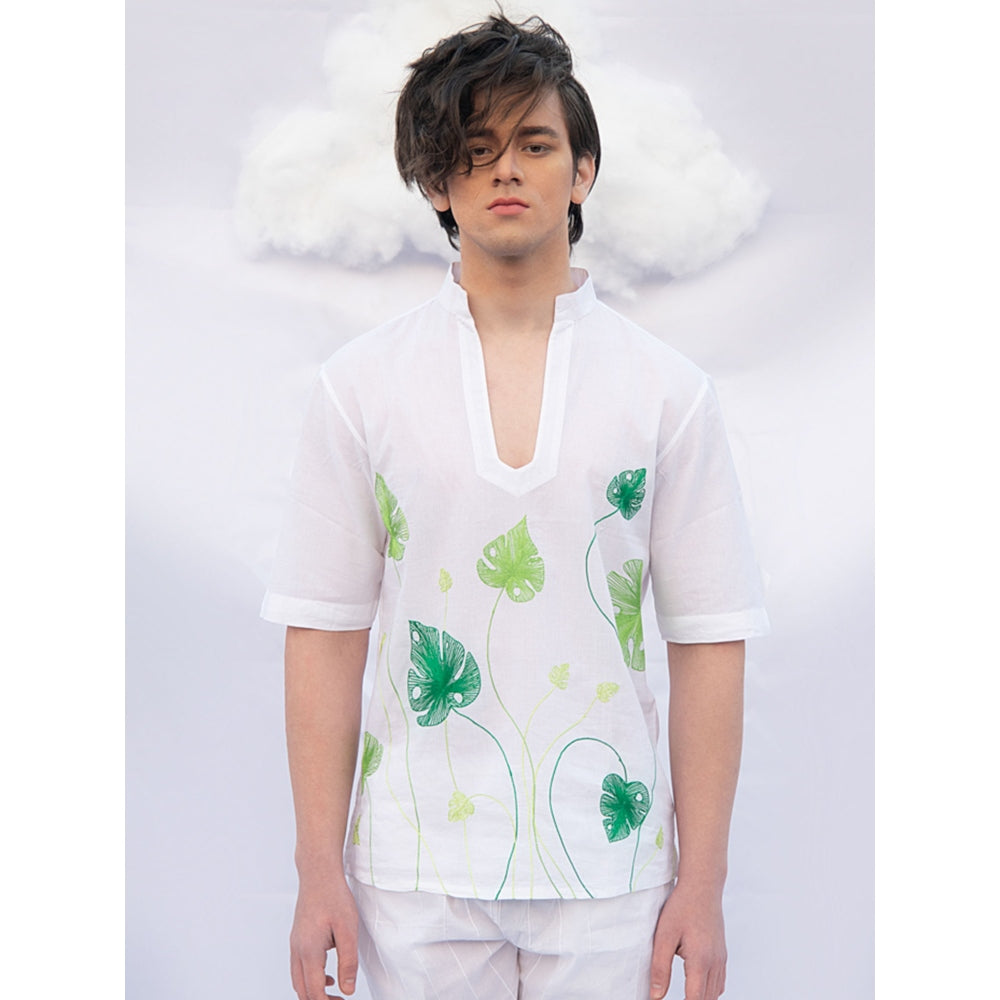 Runit Gupta Monstera Line Shirt
