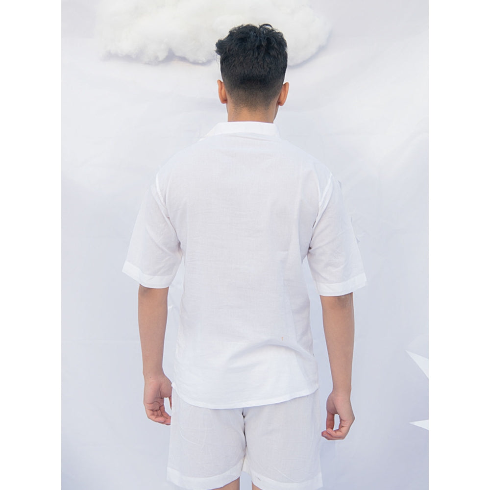 Runit Gupta Purple Calla Lily Line Shirt