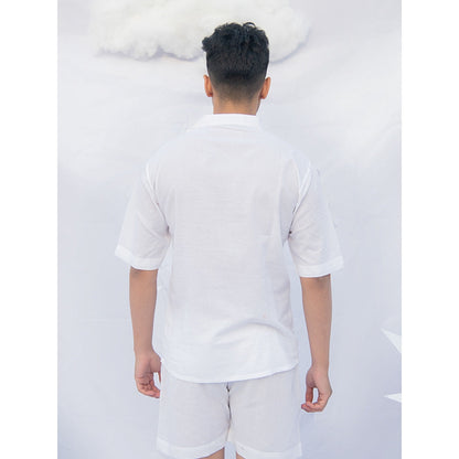 Runit Gupta Purple Calla Lily Line Shirt