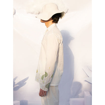 Runit Gupta Betel Leaf Line Shirt