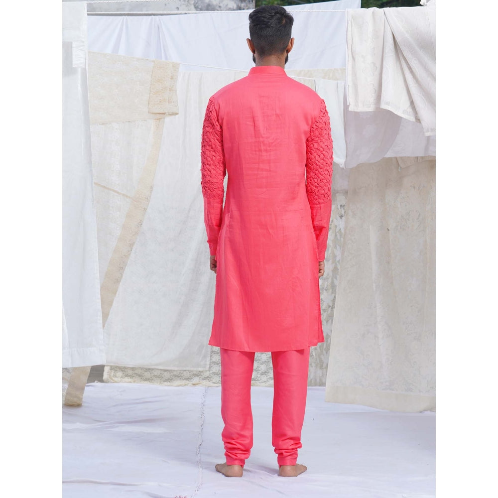 Runit Gupta CoralKurta(Set of 2)