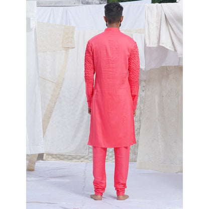 Runit Gupta CoralKurta(Set of 2)