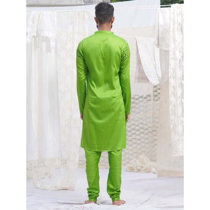 Runit Gupta GreenKurta (Set of 2)