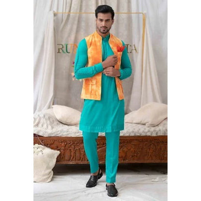 Runit Gupta Orange Tie And Dye Bundi