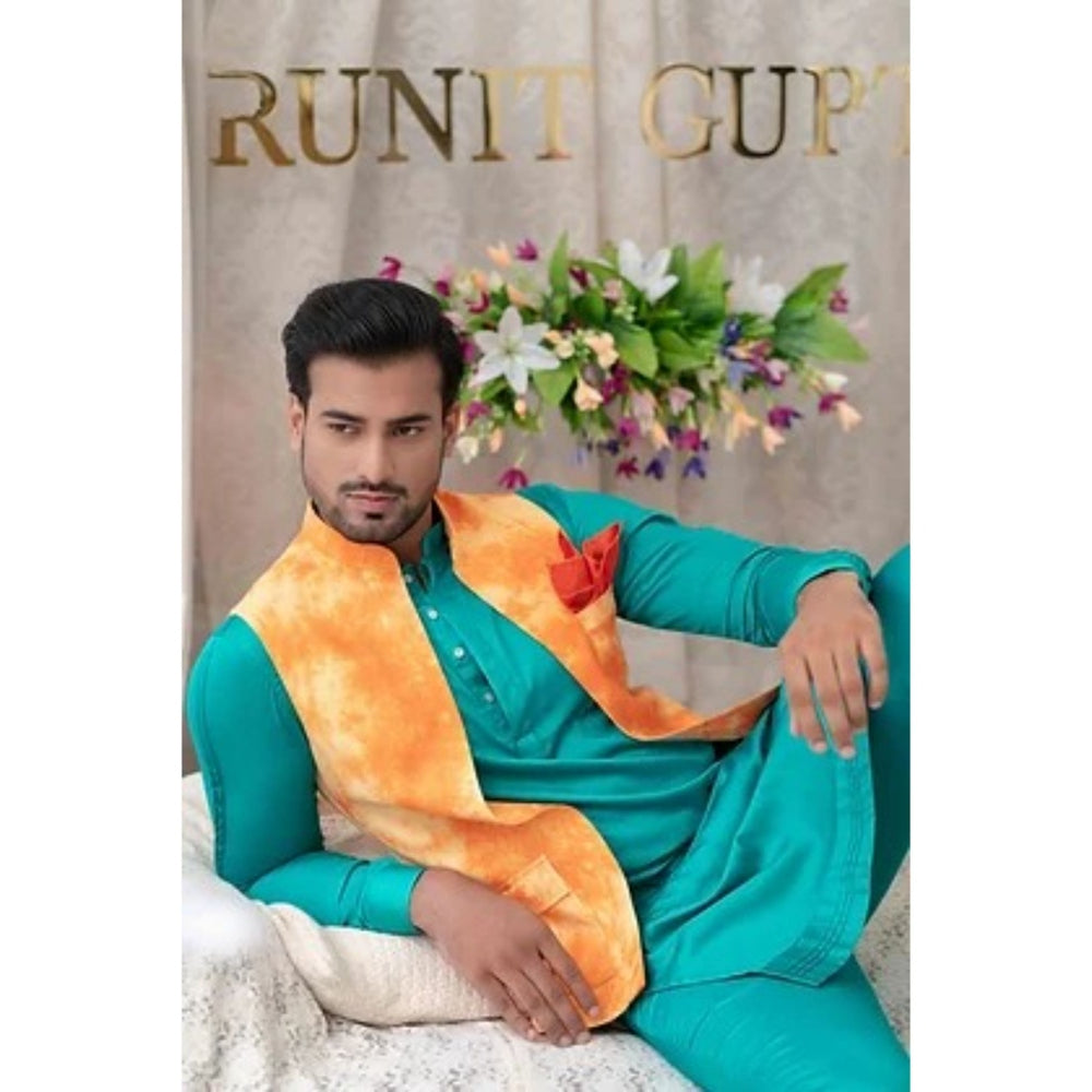 Runit Gupta Orange Tie And Dye Bundi