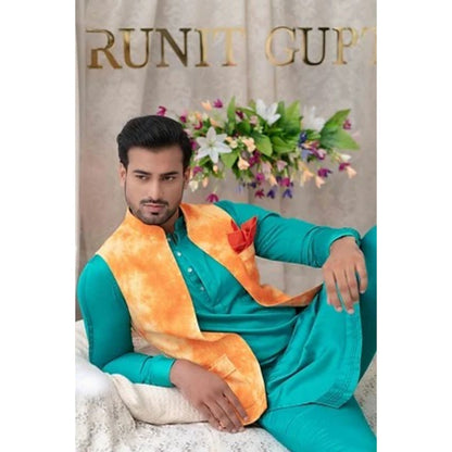 Runit Gupta Orange Tie And Dye Bundi