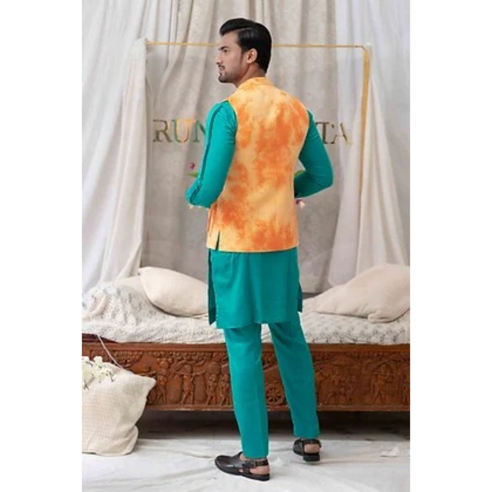 Runit Gupta Orange Tie And Dye Bundi