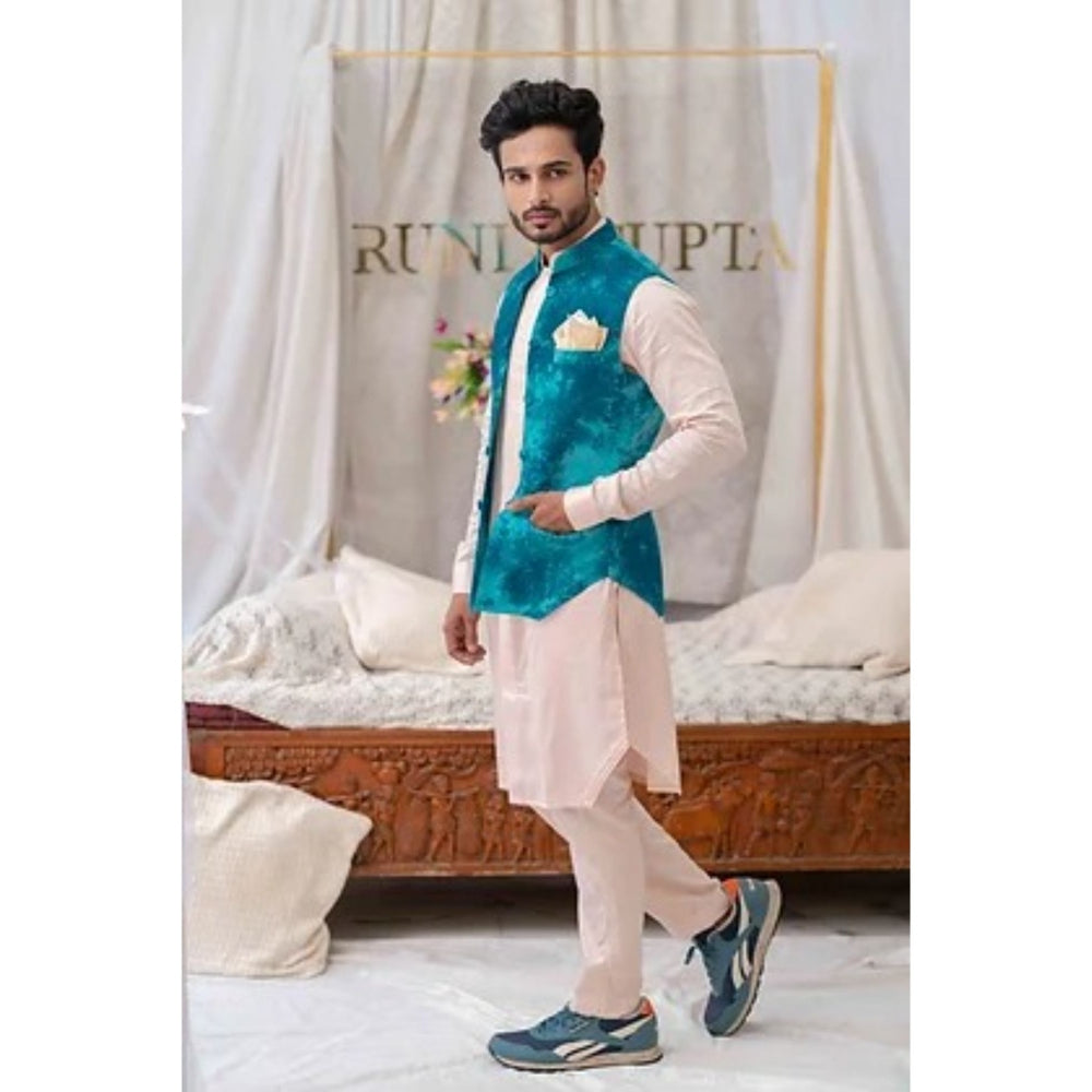 Runit Gupta Blue Tie And Dye Bundi