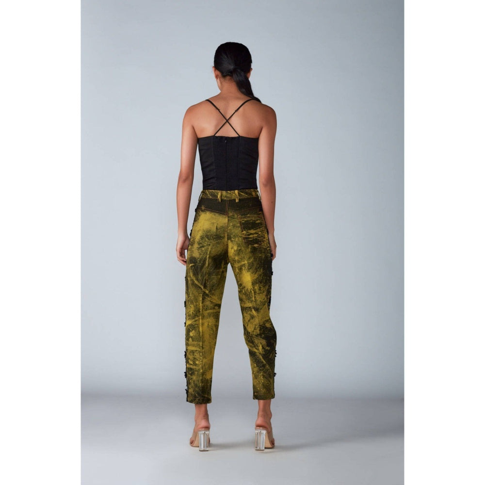 Saaksha and Kinni Tile Printed Bodysuit & Jeans