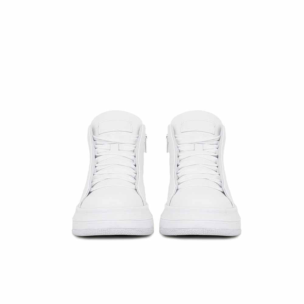 Saint G White Leather Handcrafted Sneakers