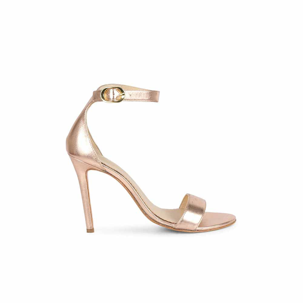 Saint G Rose Gold Leather Handcrafted Heels