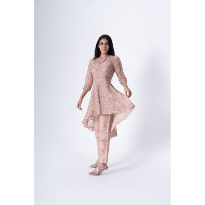 SAISHA High Low Kurti With Pant (Set of 2)