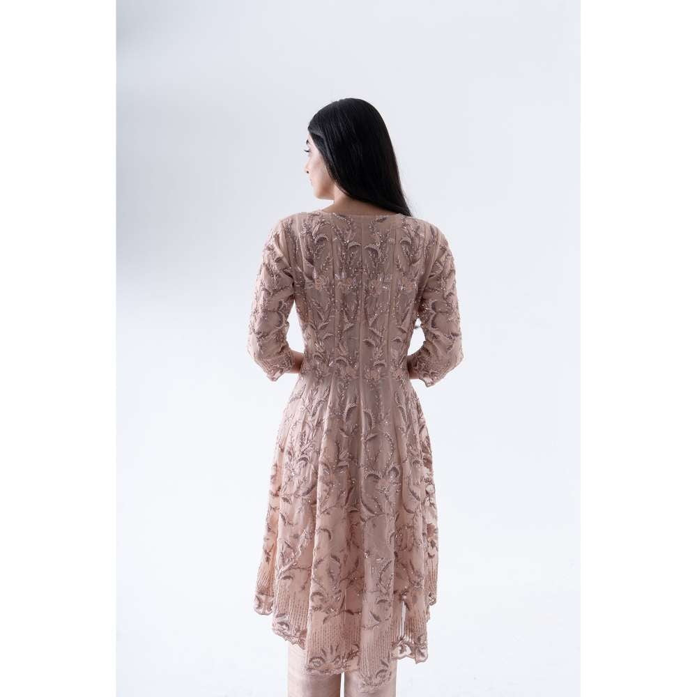 SAISHA High Low Kurti With Pant (Set of 2)